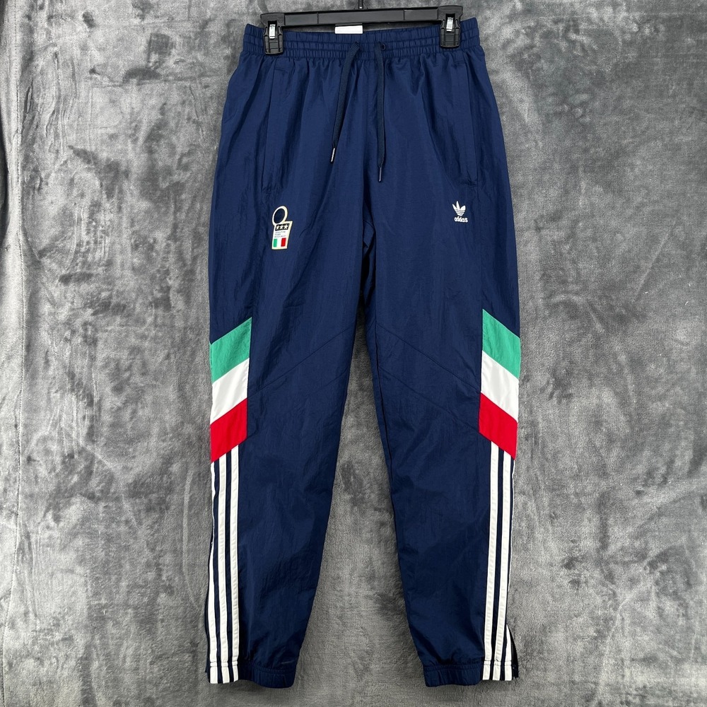 Adidas Originals Italy National Team Track Pants Adult Small Soccer Football EUC